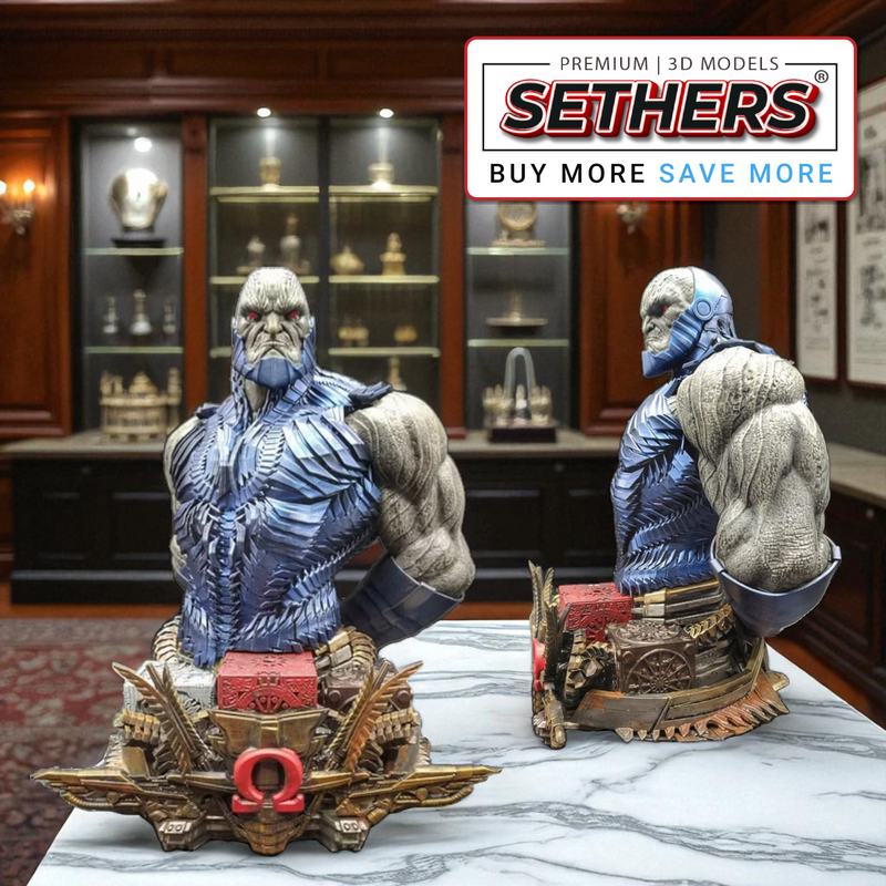 Darkseid Bust | Marvel | Best 3D Printing Models at Sethers