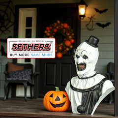Art the Clown Bust | Terrifier Movie | 3D Printing Model Files