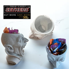 Count Dracula Candy Bowl | Tea Light | Best 3D Printer Model Files