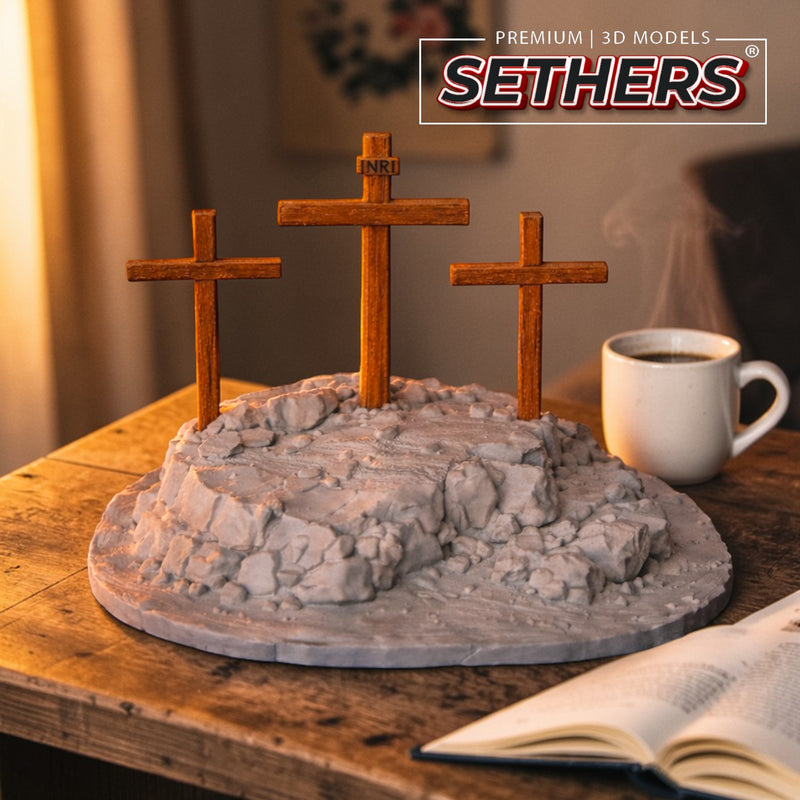 Golgotha Sculpture Jesus Passion | 3D Printing Models at Sethers
