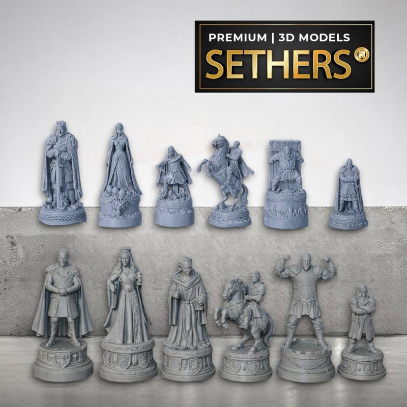 Game of Thrones Chess Set | 3D Printing Models