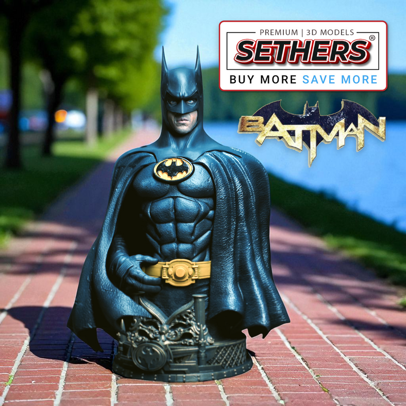 Batman Bust 1989 Michael Keaton | Best 3D Printing Model Files