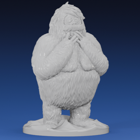 Abominable Snow Monster | Bumble | Rudolph the Red Nosed Reindeer | 3D Printer Model Files