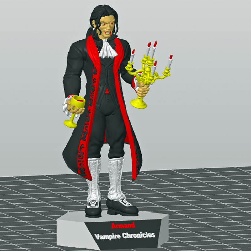 Armand Diorama | Vampire Chronicles Anne Rice | 3D Printer Model Files