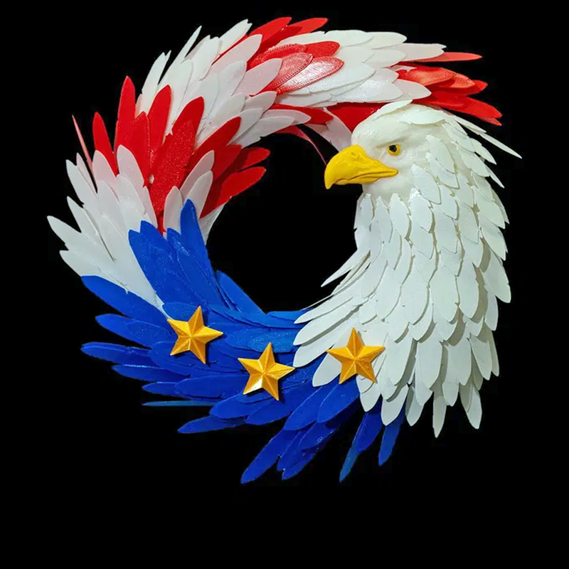 American Bald Eagle Patriotic Garland| 3D Printer Model Files