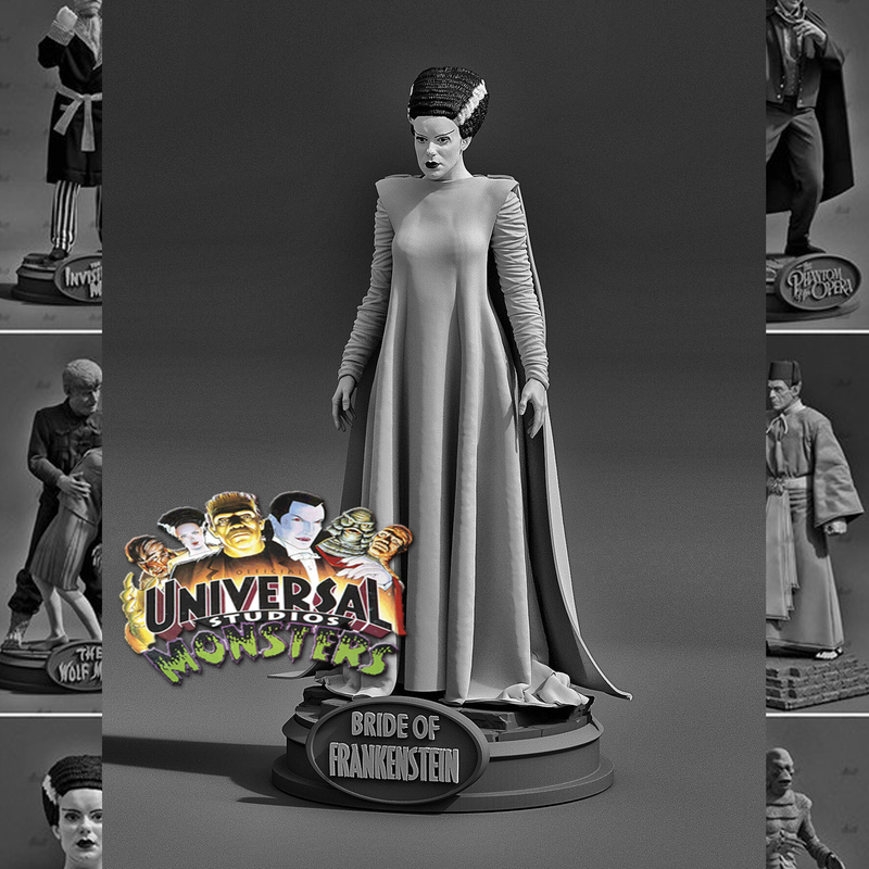 Bride of Frankenstein | Classic Movie Monsters | 3D Printer Model Files