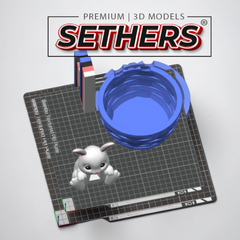 Easter Bunny Weave Basket Candy Bowl | 3D Printing Models