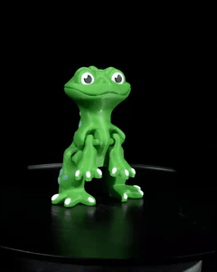 Gecko Lizard | Flexi Articulated | KeyChain | 3D Printing STL Models