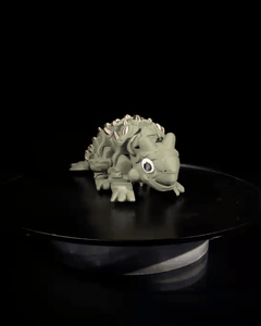 Ankylosaurus Dinosaur | Flexi Articulated | 3D Printing STL Models