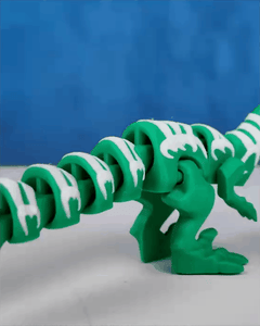 Velociraptor Dinosaur | Flexi Articulated | 3D Printing STL Models