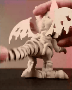 Halloween Dragon Skeleton | Articulated | 3D Printer Model Files