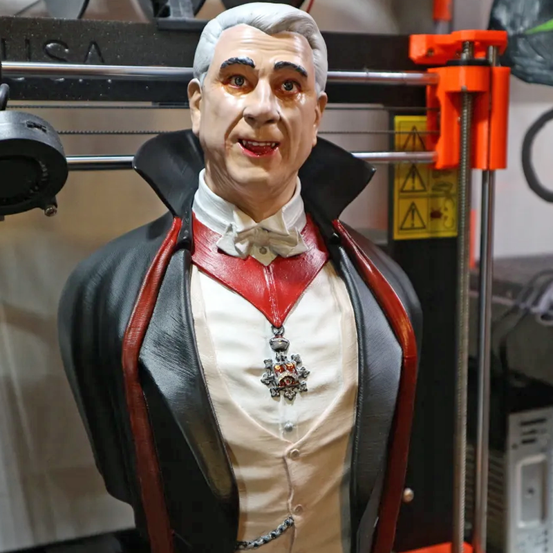 Count Dracula Leslie Nielsen Bust | 3D Printer Model Files