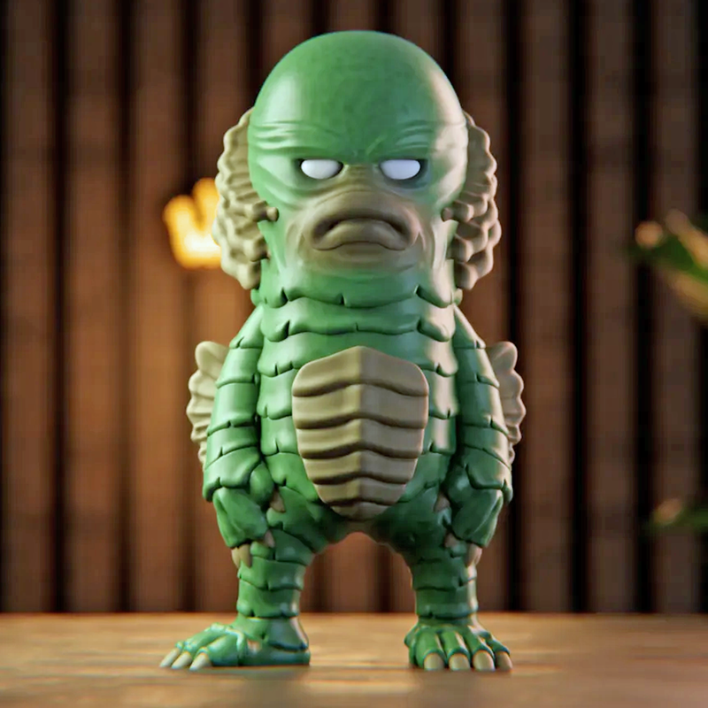 Creature from the Black Lagoon Mini Figure | 3D Printer Model Files