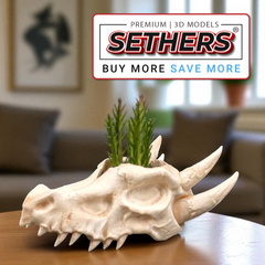 Deathroot - Planter | Flower Pot | 3D Printing Model Files