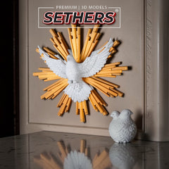 Holy Spirt Dove Wall Hanging Sculpture | 3D Printing Models