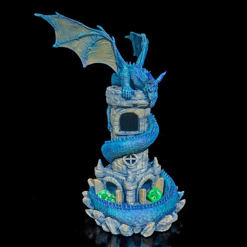 Dragon Dice Thrower Tower | 3D Printer Model Files