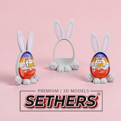 Easter Egg Bunny Holder | 3D Printing Models
