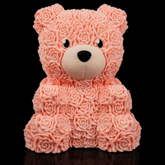 Roses Bear | Valentine's Day | Print in Place | 3D Printer Model Files