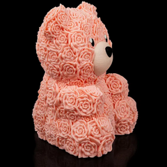 Roses Bear | Valentine's Day | Print in Place | 3D Printer Model Files