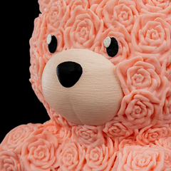 Roses Bear | Valentine's Day | Print in Place | 3D Printer Model Files