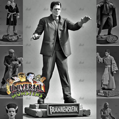 Frankenstein | Boris Karloff | Classic Movie Monsters | 3D Printer Model Files