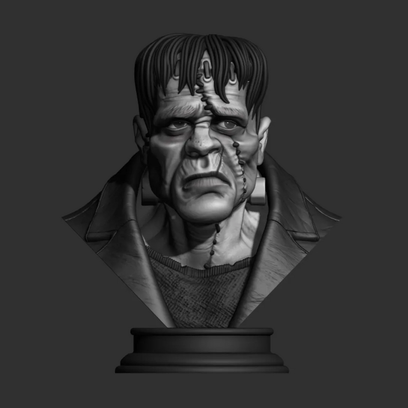 Frankenstein Bust | 3D Printer Model Files 