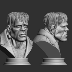 Frankenstein Bust | 3D Printer Model Files 