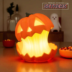 Glowing Halloween Pumpkin Guts Night Light | 3D Printer Model Files