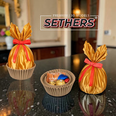 Peanut Butter Cup | Twist Off Bottom Hidden Candy | 3D Printer Model Files