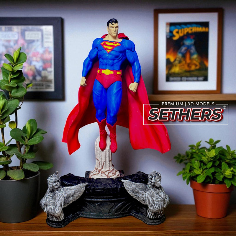 Superman Hush Diorama | Best 3D Printing Models at Sethers DC Universe | DC Comics | Superman Legacy