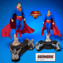 Superman Hush Diorama | Best 3D Printing Models at Sethers DC Universe | DC Comics | Superman Legacy