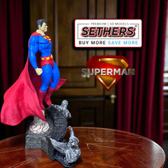 Superman Hush Diorama | Best 3D Printing Models at Sethers DC Universe | DC Comics | Superman Legacy