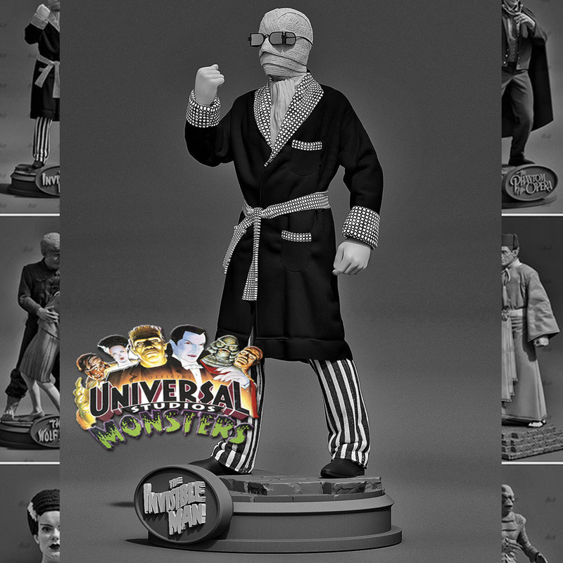 The Invisible Man | Classic Movie Monsters | 3D Printer Model Files