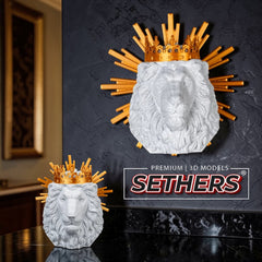 Lion of Tribe of Judah | Sculpture or Wall Hanging | 3D Printing Models