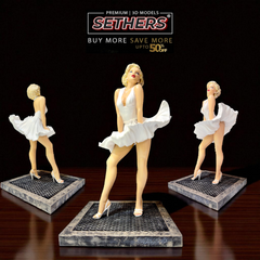 Marilyn Monroe Statue | Legends of Hollywood | 3D Printing Models