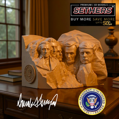 Mt. Rushmore | President Donald J. Trump version | 3D Printing Models STL 3MF Models file for premium download. 3D Model STL Files. Best Premium 3D Printings