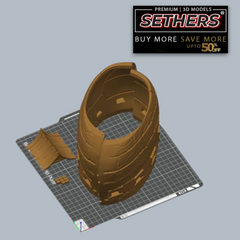 Ark with Inside Animal Storage and Noah | Noah's Ark | 3D Printing