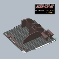 Ark with Inside Animal Storage and Noah | Noah's Ark | 3D Printing