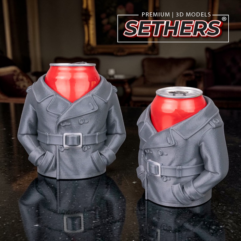 Overcoat - Beer Can Holder Koozie | Best 3D Printing Models