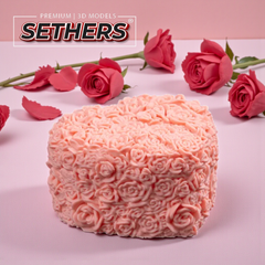 Rose Heart Shape Candy Container | 3D Printer Model Files