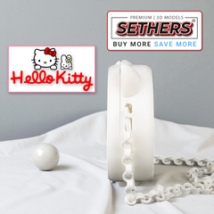 Hello Kitty Purse Carry Bag | Best 3D Printer Model Files at Sethers