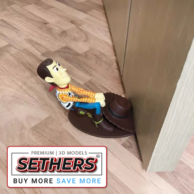 Woody Door Stop Stopper | Toy Story Walt Disney | 3D Printing Models