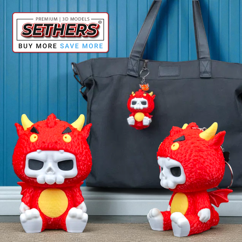 Skubbies - Scorchi | KeyChain | 3D Printing STL Models