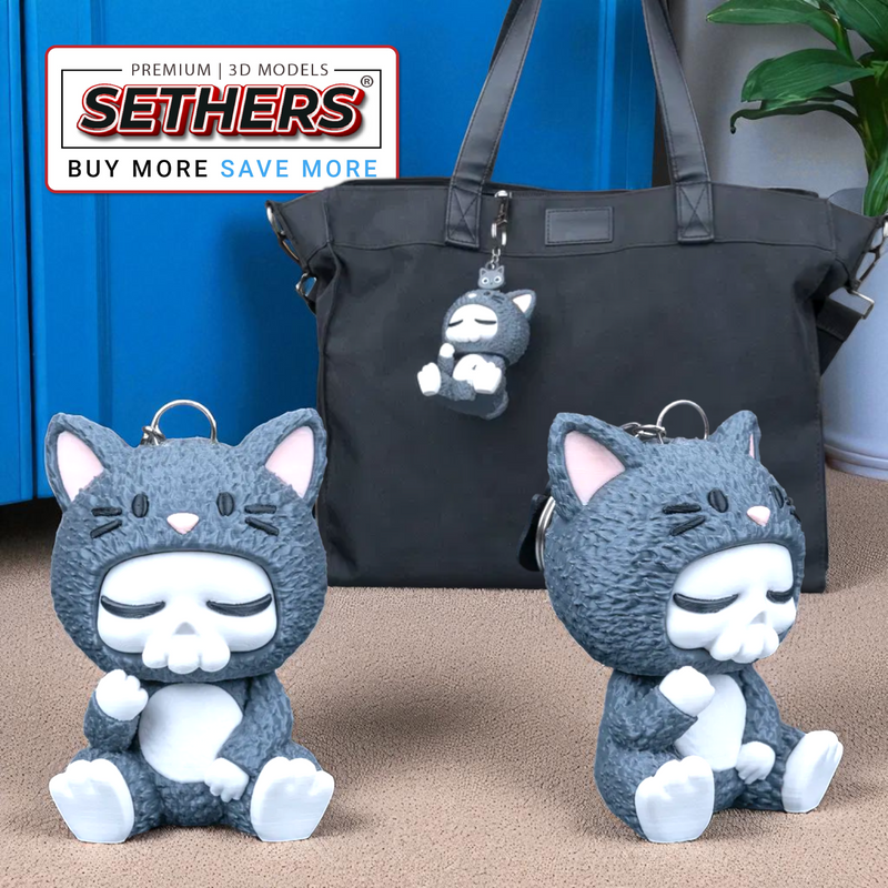Skubbies - Whispurr | KeyChain | 3D Printing STL Models