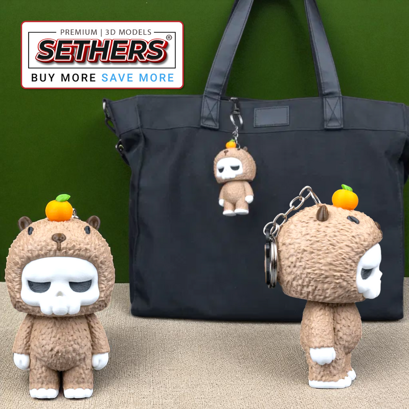 Skubbies - Poppy | KeyChain | 3D Printing STL Models