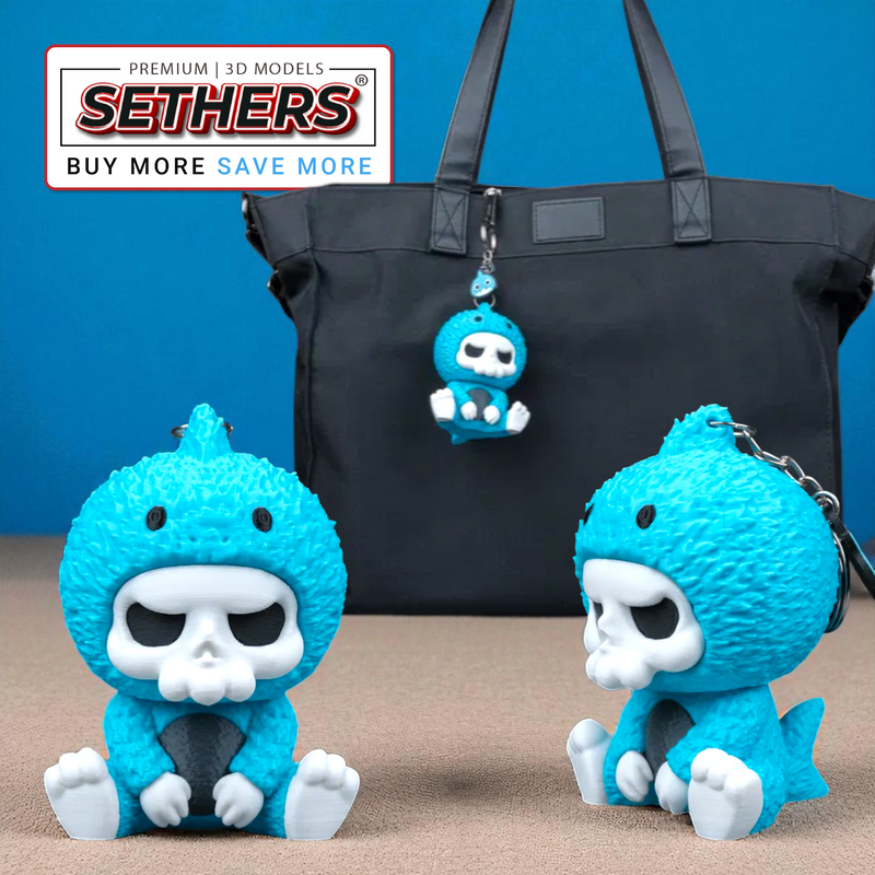 Skubbies - Chompy | KeyChain | 3D Printing STL Models