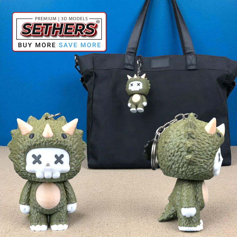 Skubbies - Trixi | KeyChain | 3D Printing STL Models