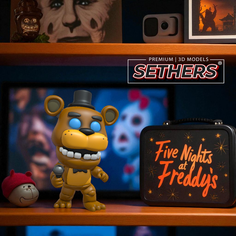 Freddy Fazbear | Five 5 Nights at Freddy's | Funko Pop | 3D Printing Models
