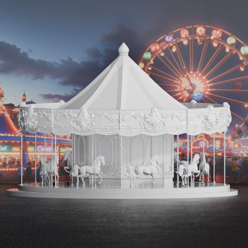 Horse Carousel at the Carnival | 3D Printer Model Files