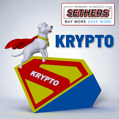 Krypto Diorama | Superdog | James Gunn Superman 2025 | 3D Printing Models